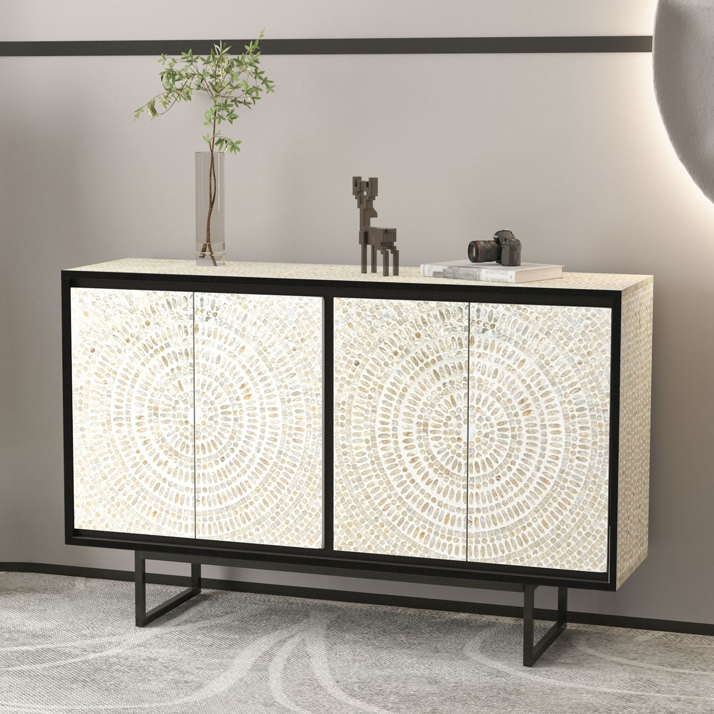 Swirl Hall Table / Sideboard - Meen Tribe