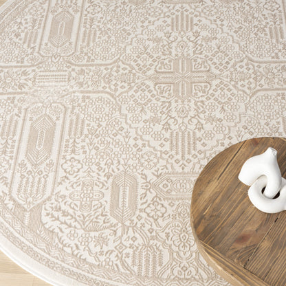 Fable 472 Sand Round Rug