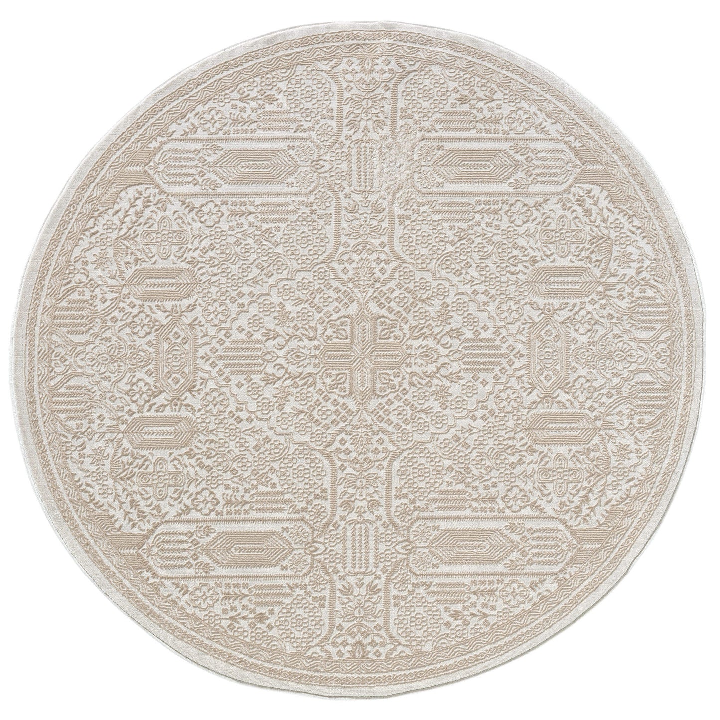 Fable 472 Sand Round Rug