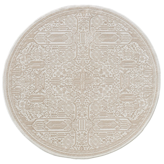 Fable 472 Sand Round Rug