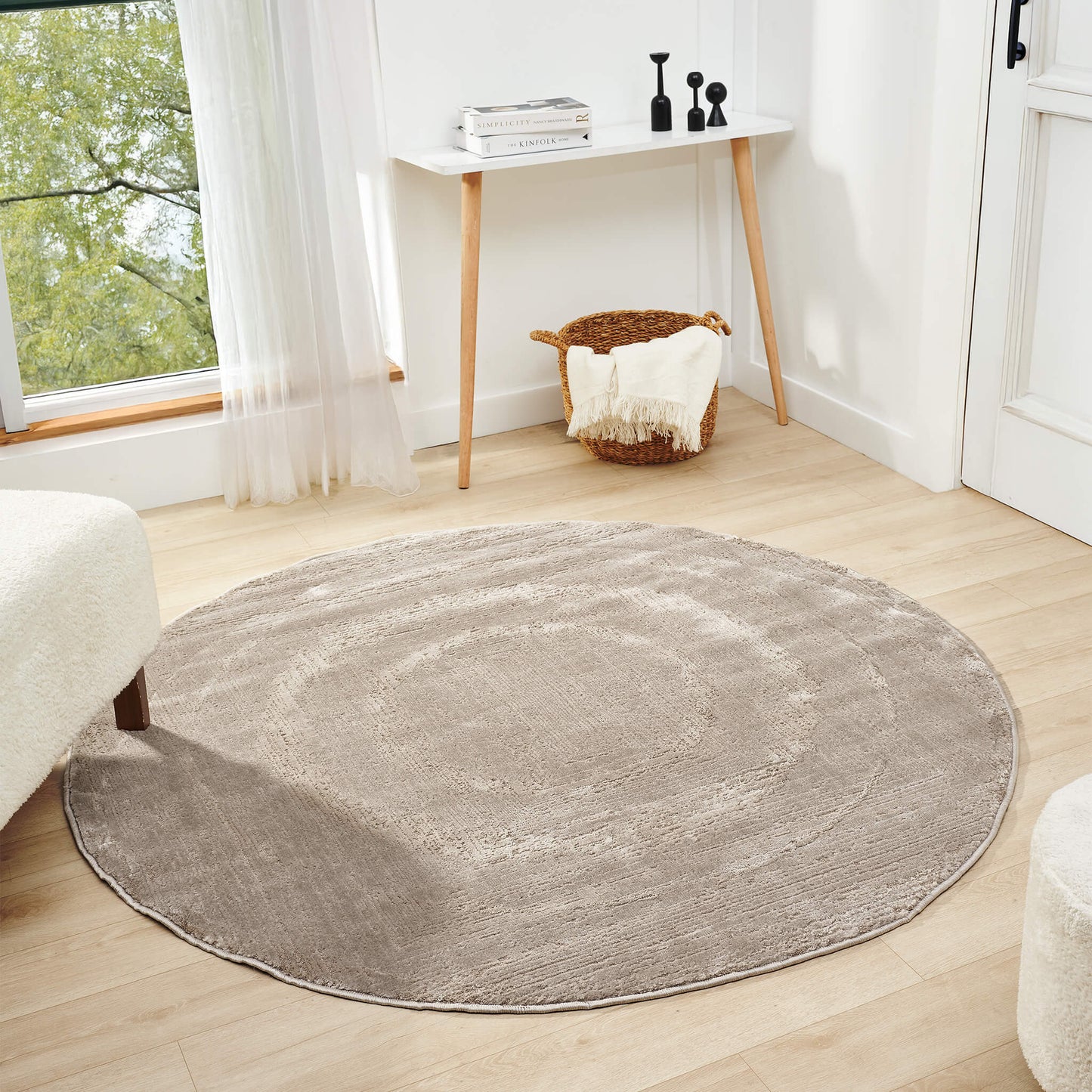 Fortune 771 Beige Round Rug
