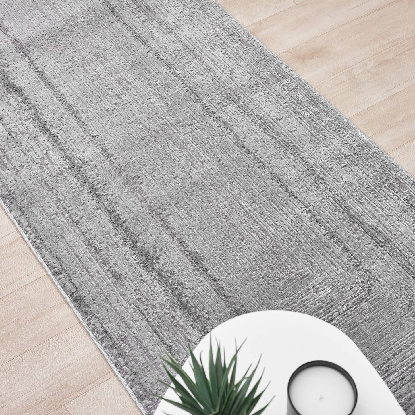 Fortune 771 Grey Hallway Runner