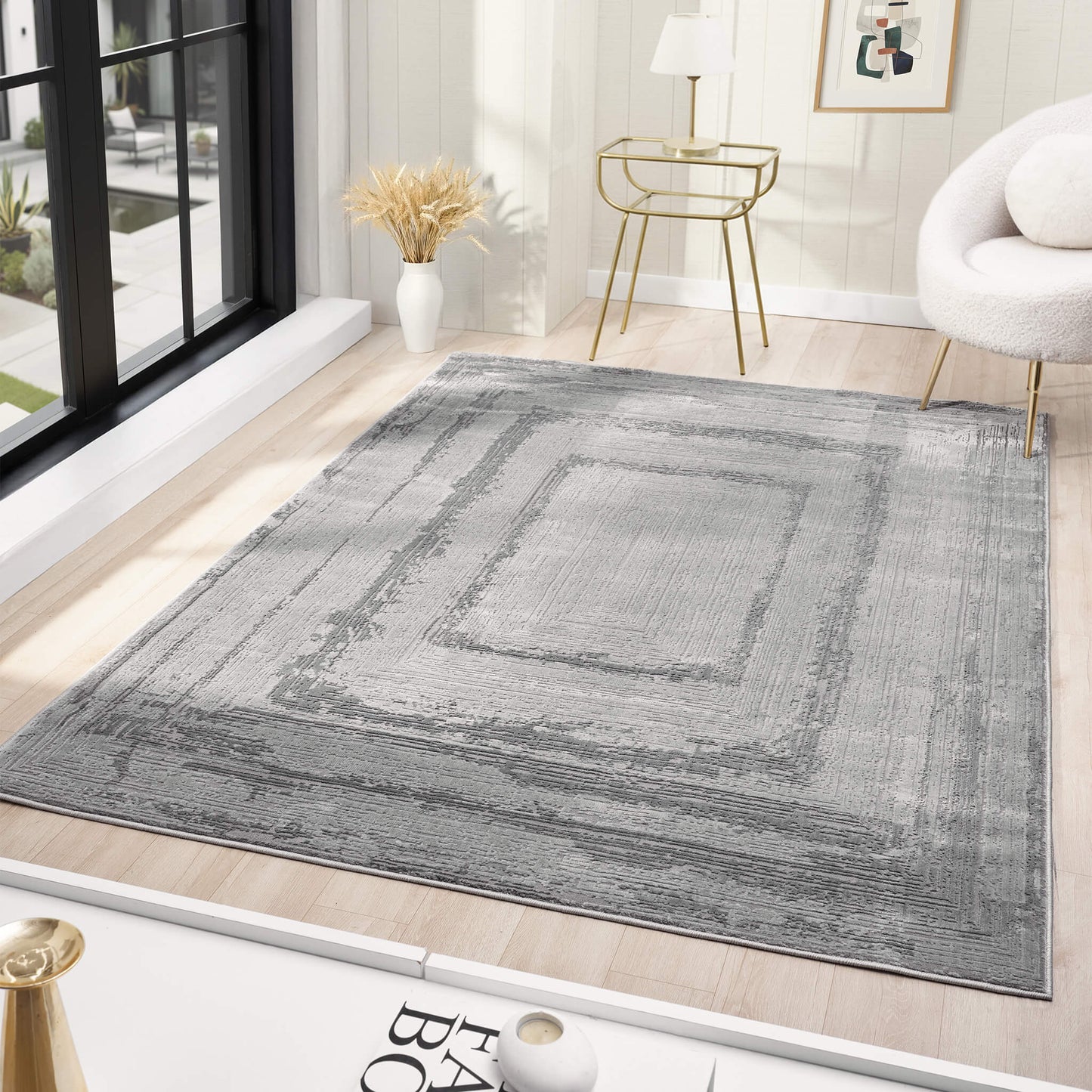 Fortune 771 Grey Rectangle Rug