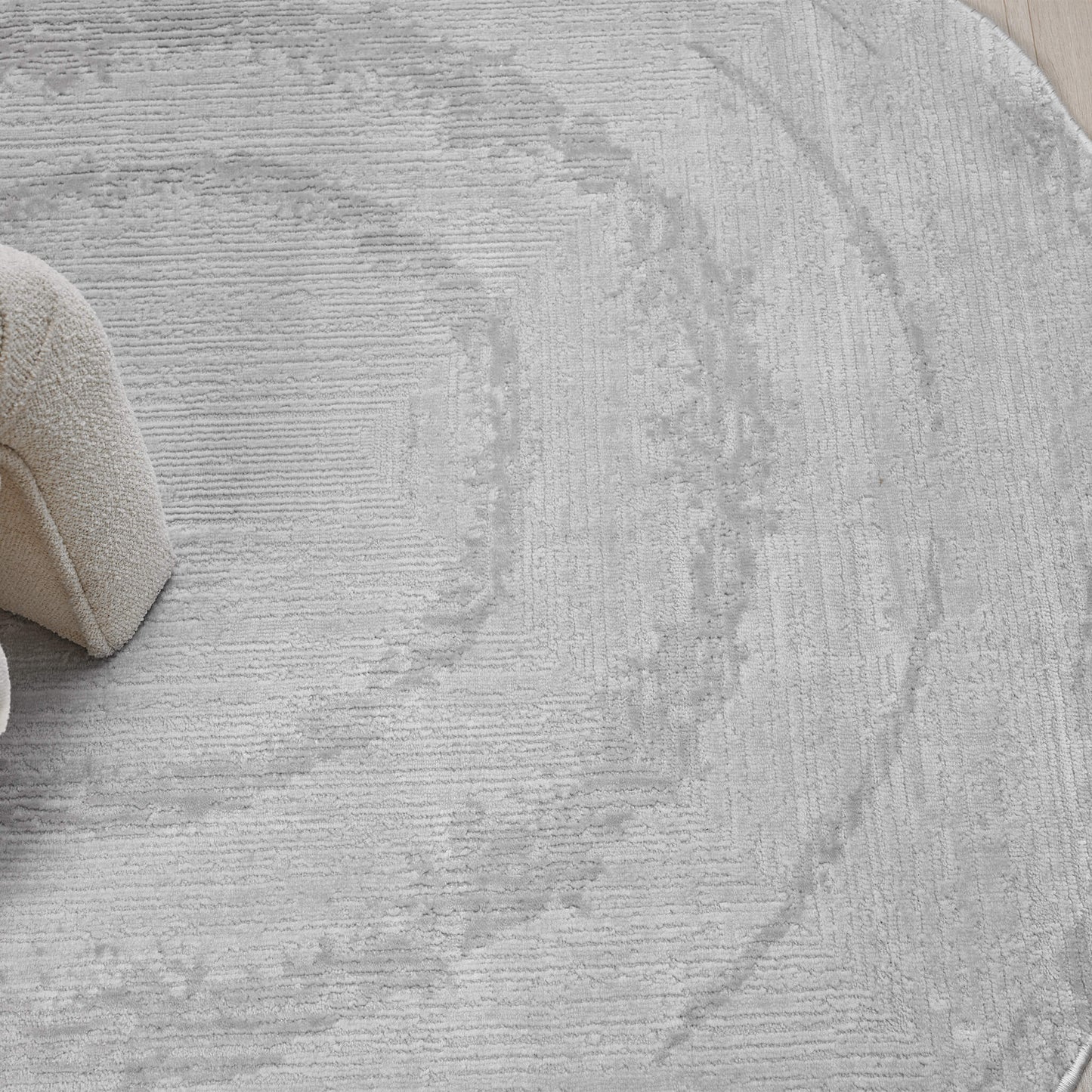Fortune 771 Lt.Grey Round Rug