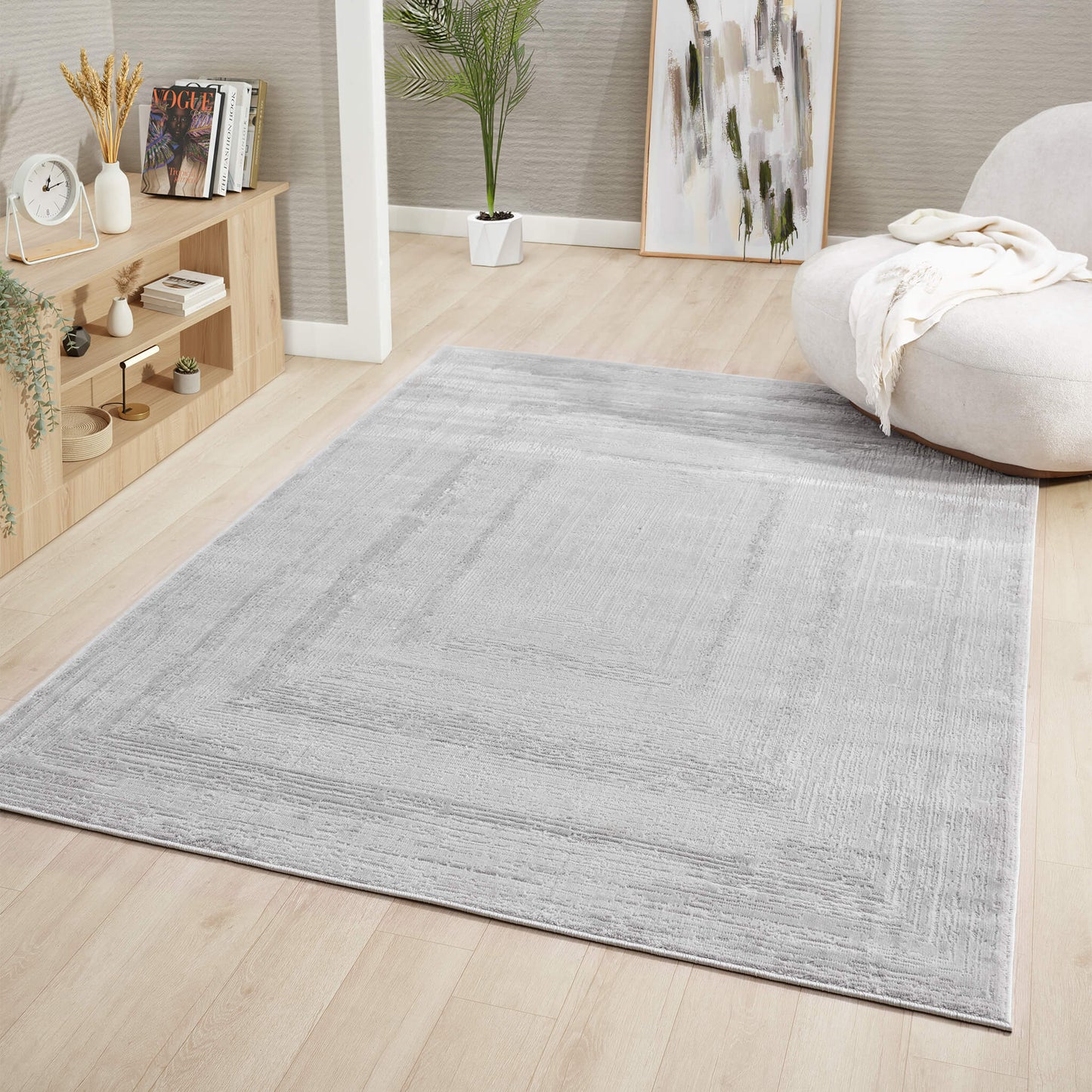 Fortune 771 Lt.Grey Rectangle Rug