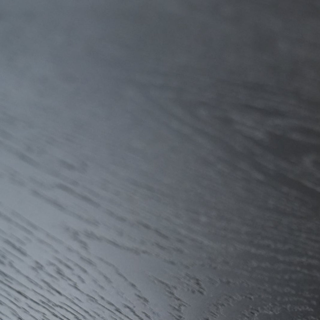 1.5m Round Dining Table - Full Black Oak