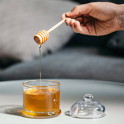 Glass Honey Jar Set