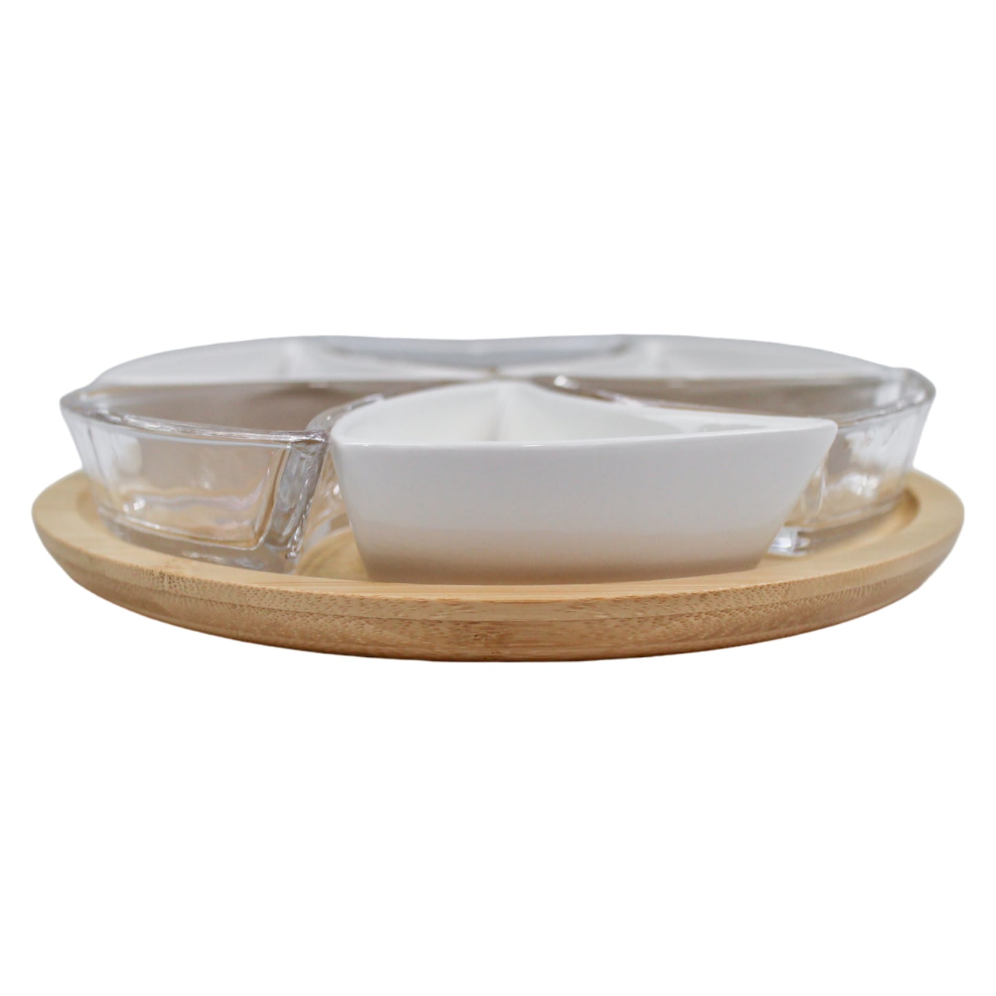 Bowls Serving Set with Tray - 7 Piece