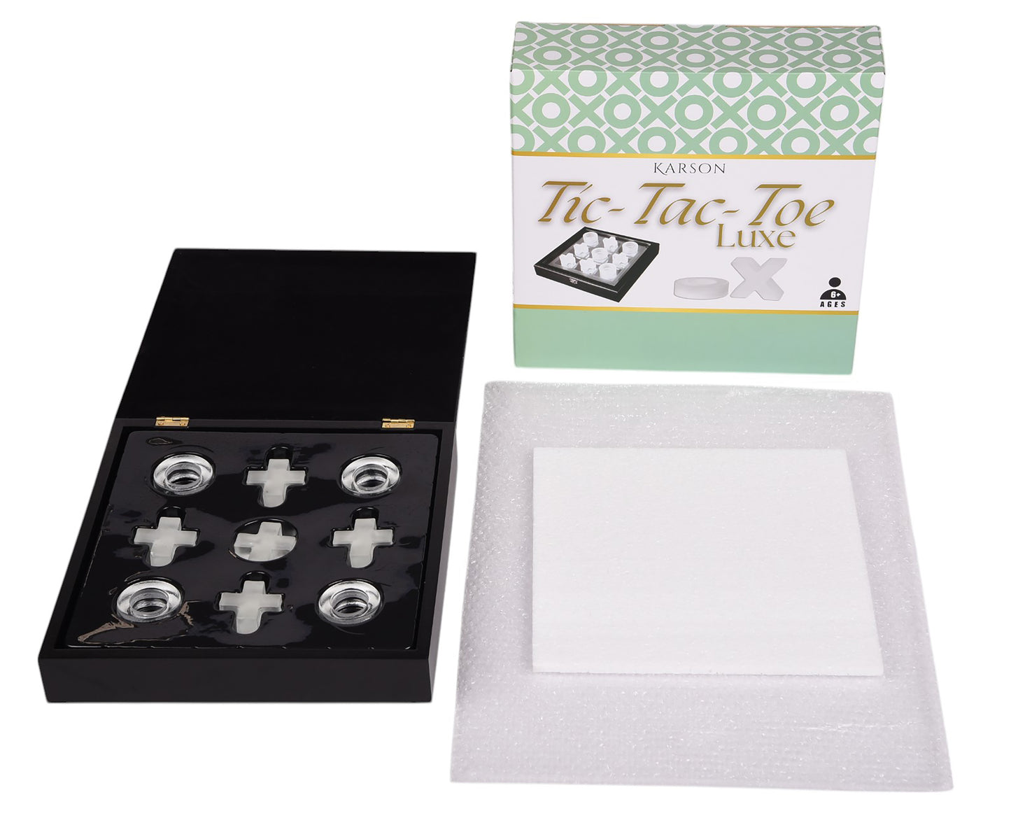 Tic-Tac-Toe Glass Boxed Game