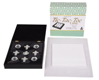 Tic-Tac-Toe Glass Boxed Game