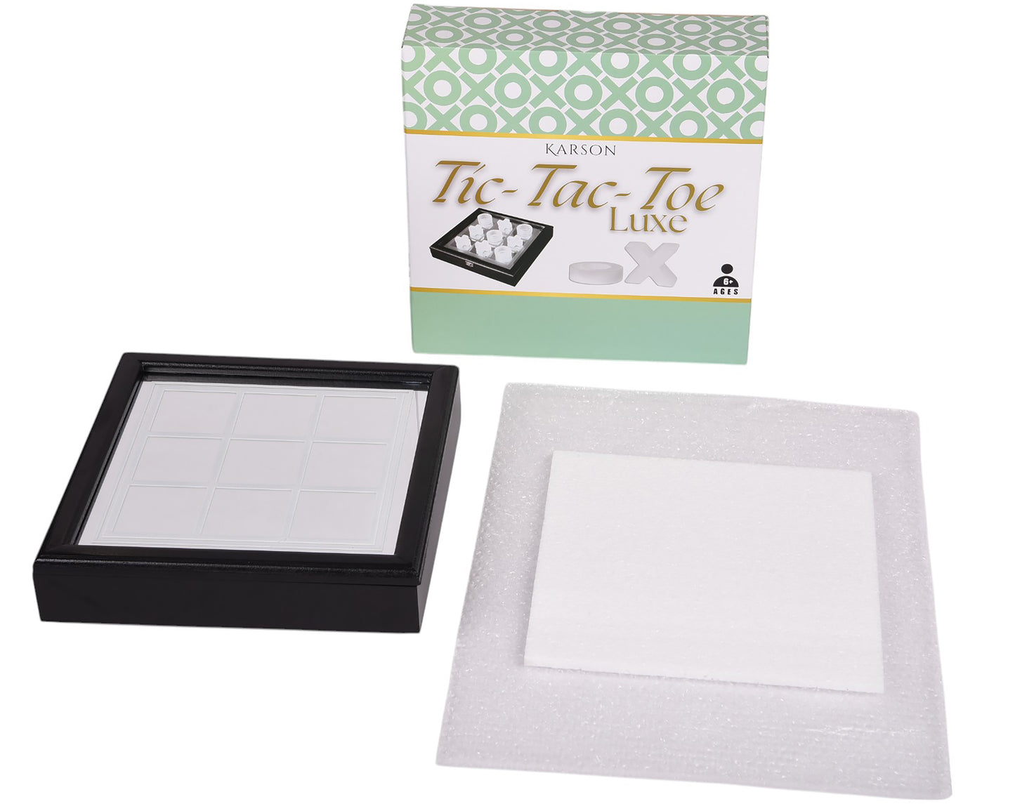 Tic-Tac-Toe Glass Boxed Game