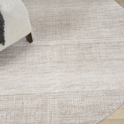 Glamour 721 Sand Round Rug