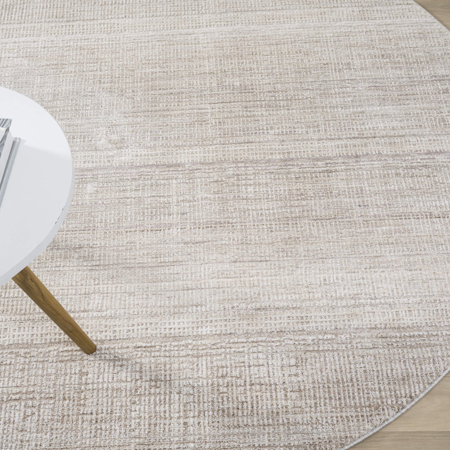 Glamour 721 Sand Round Rug
