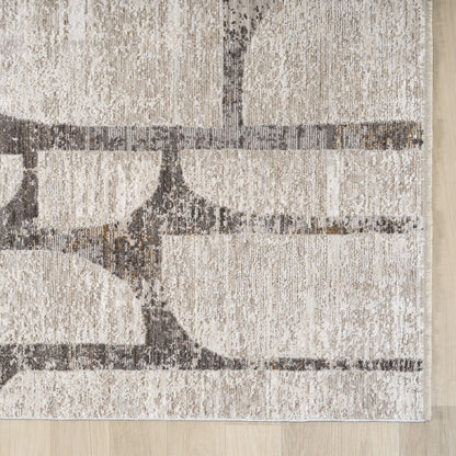 Glamour 722 Stone Rectangle Rug