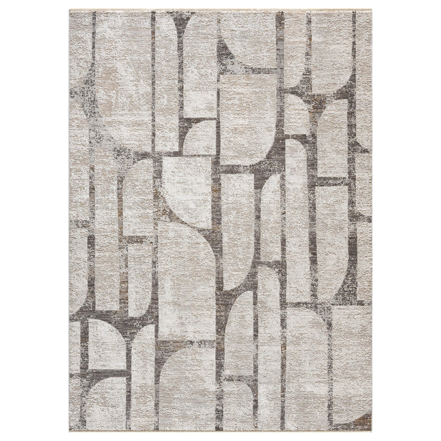 Glamour 722 Stone Rectangle Rug