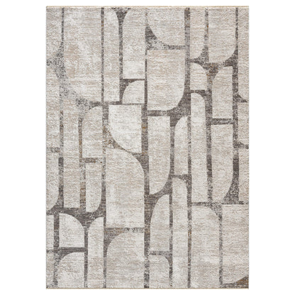 Glamour 722 Stone Rectangle Rug
