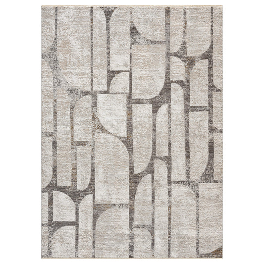 Glamour 722 Stone Rectangle Rug