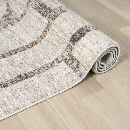 Glamour 722 Stone Rectangle Rug