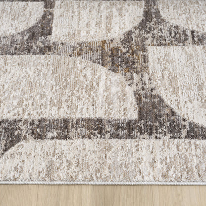 Glamour 722 Stone Rectangle Rug