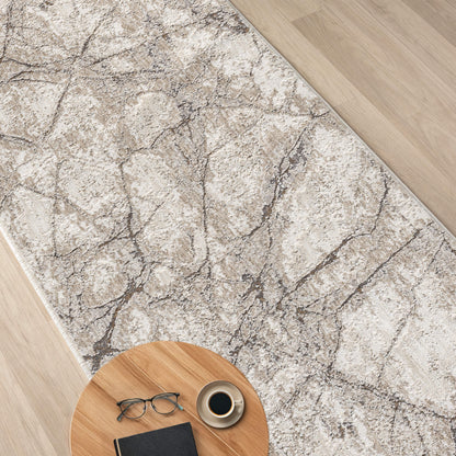 Glamour 723 Ivory Hallway Runner