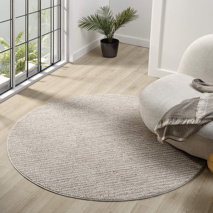 Glamour 724 Oak Round Rug