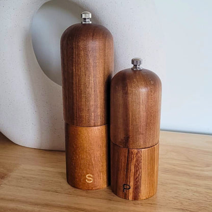 Acacia Wood Salt and Spice Grinder