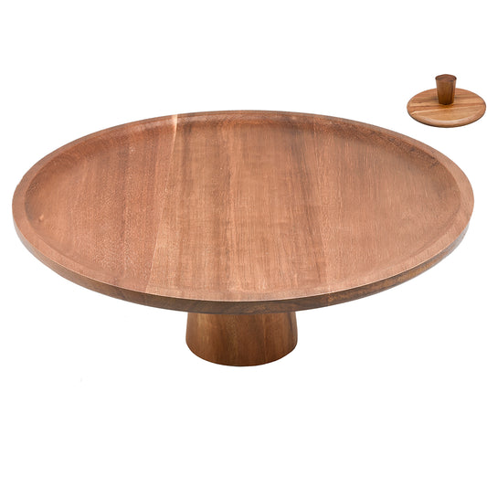 Acacia Wood Cake Dessert Display Stand