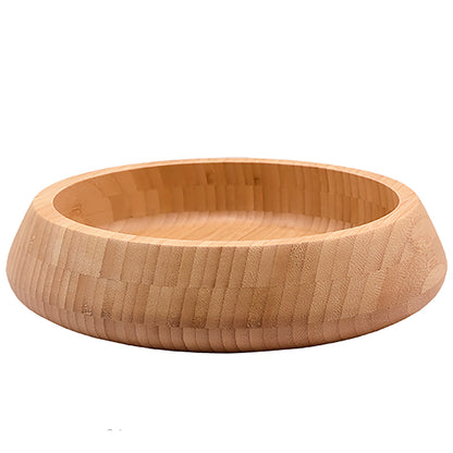 Bamboo Salad Flat Bowl