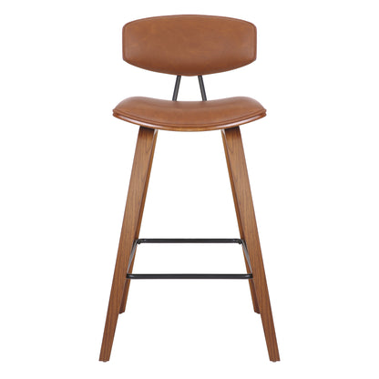 Retro Walnut Bar Chair