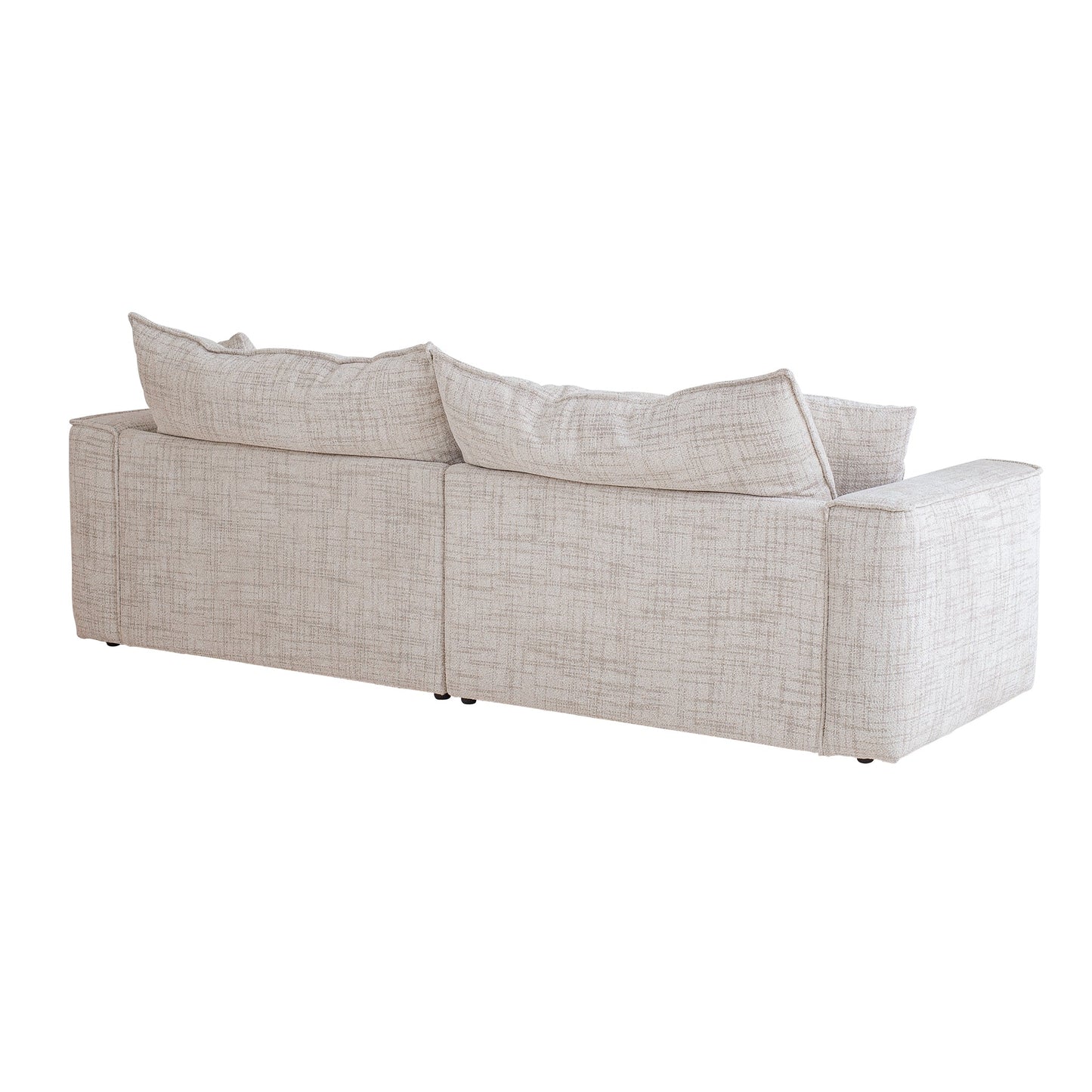 3 Seater Fabric Sofa - Cream