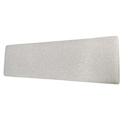 1.5m Brushed Gold Ottoman - Clay Grey