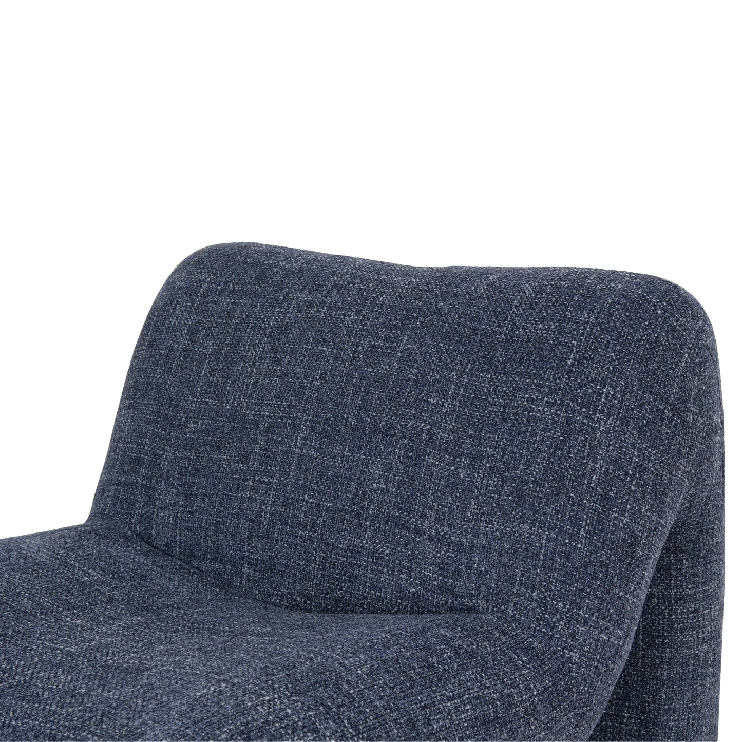 Fabric Lounge Chair - Moss Navy