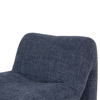 Fabric Lounge Chair - Moss Navy