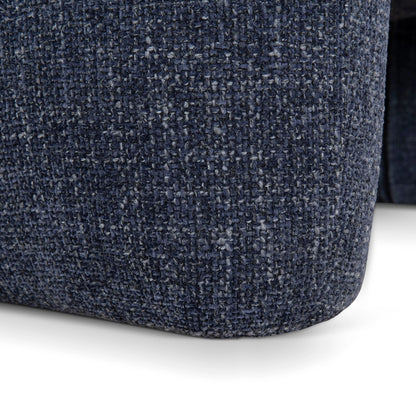 Fabric Lounge Chair - Moss Navy