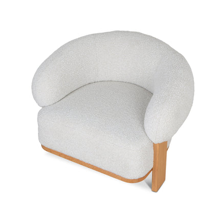 Armchair - Off White Boucle