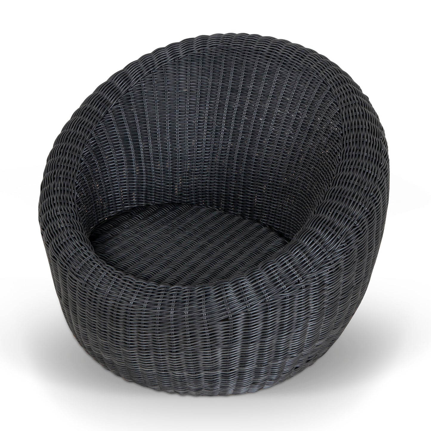 Outdoor Lounge Chair - Full Black