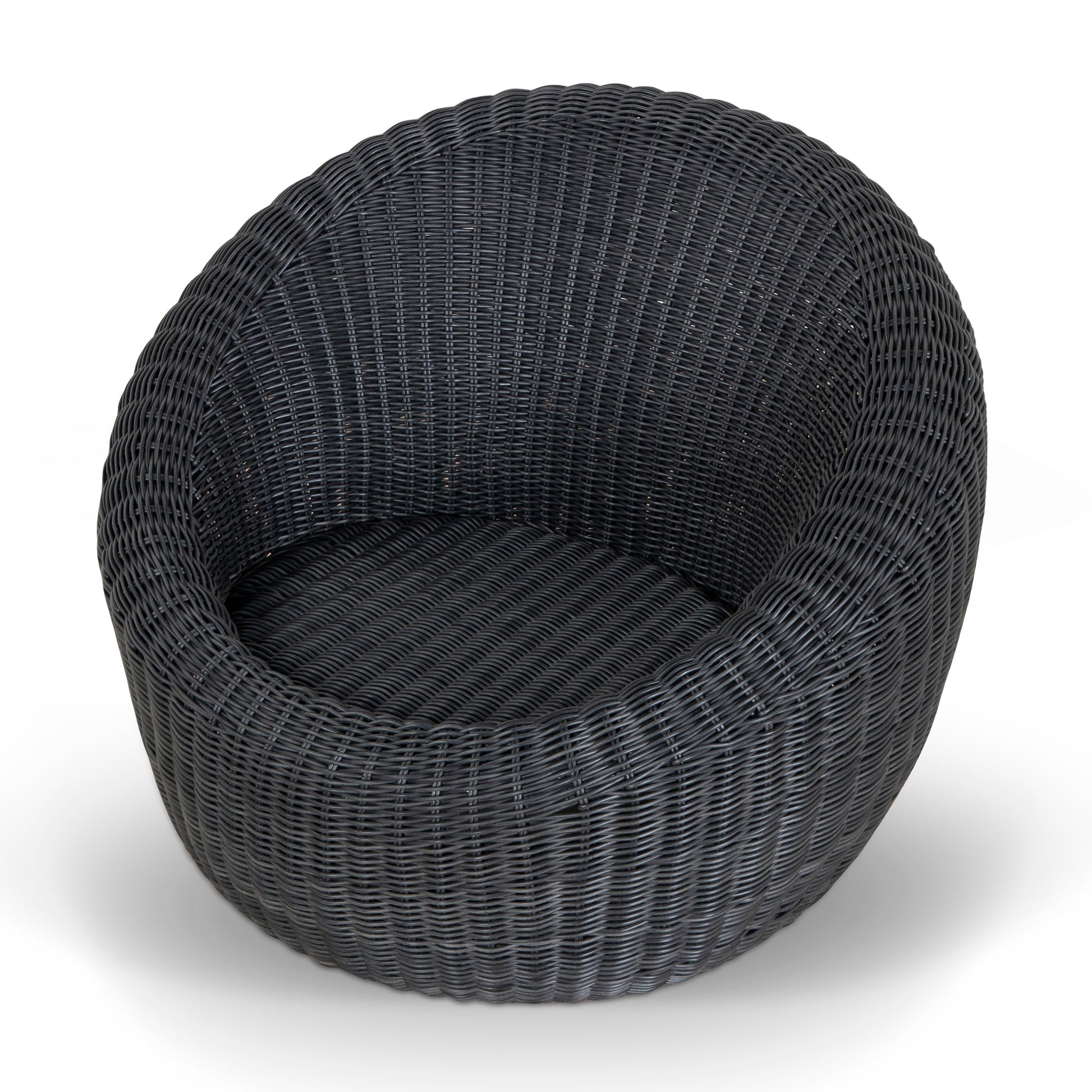 Outdoor Lounge Chair - Full Black