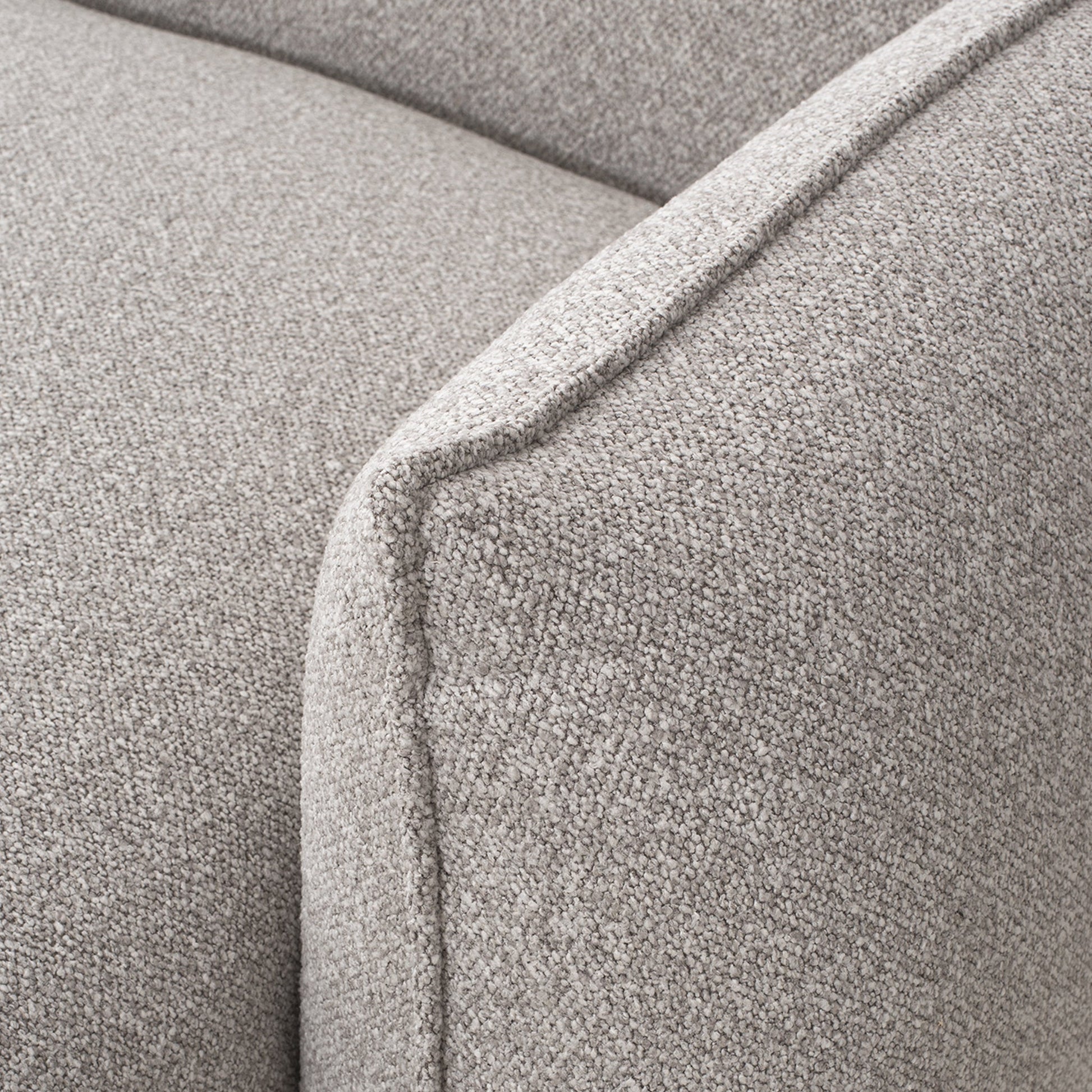 3 Seater Right Chaise Sofa - Clay Grey