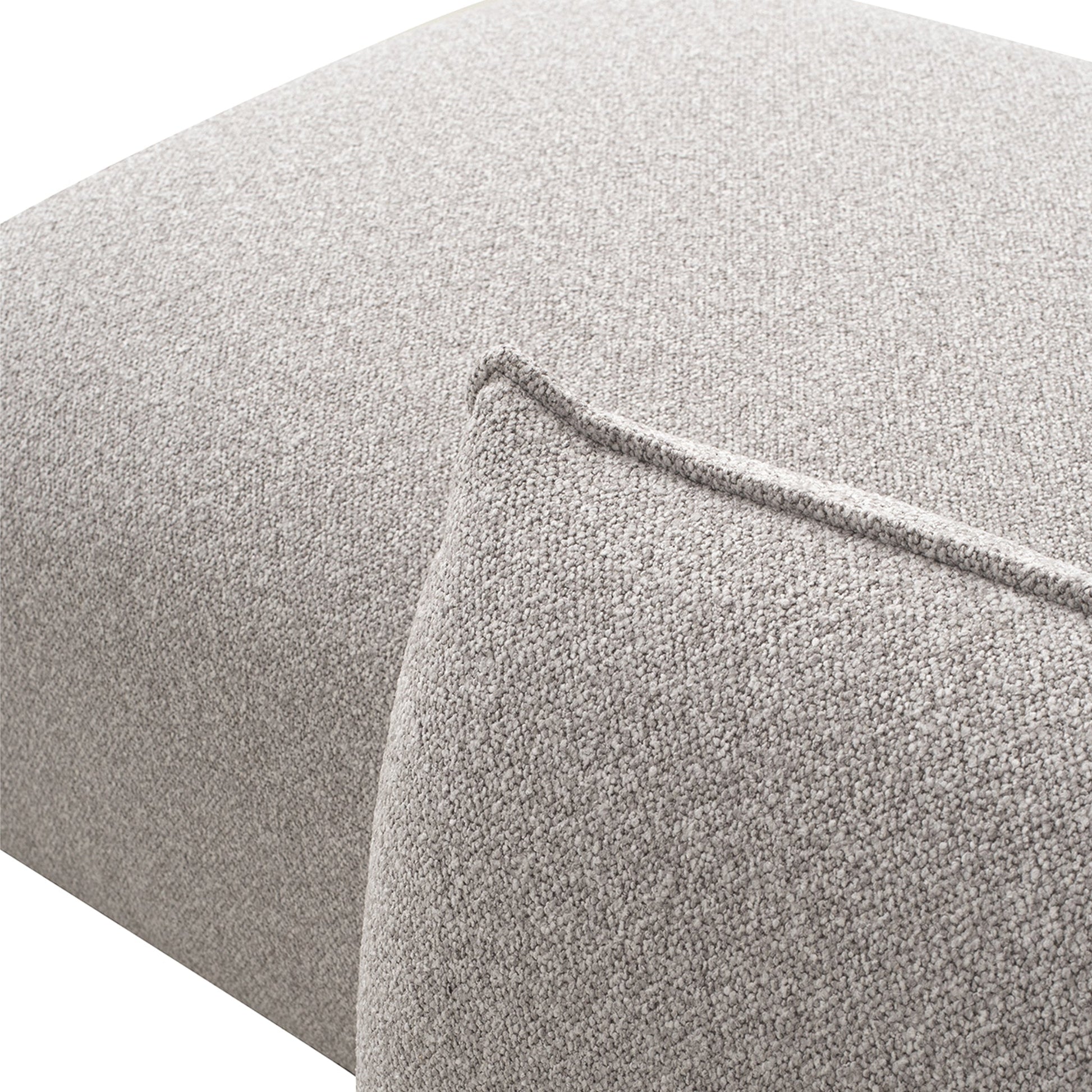 3 Seater Right Chaise Sofa - Clay Grey