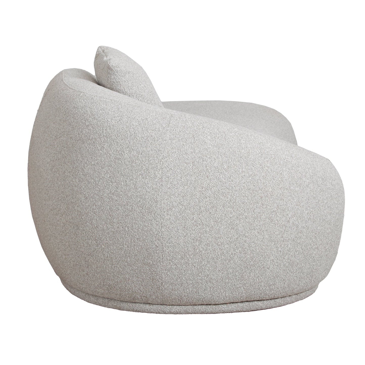 3 Seater Fabric Sofa - Clay Grey