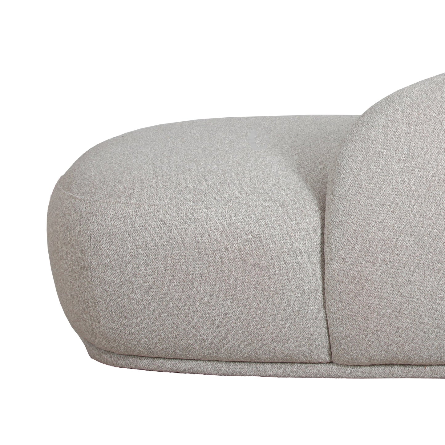 3 Seater Fabric Sofa - Clay Grey