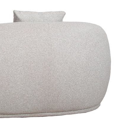 3 Seater Fabric Sofa - Clay Grey
