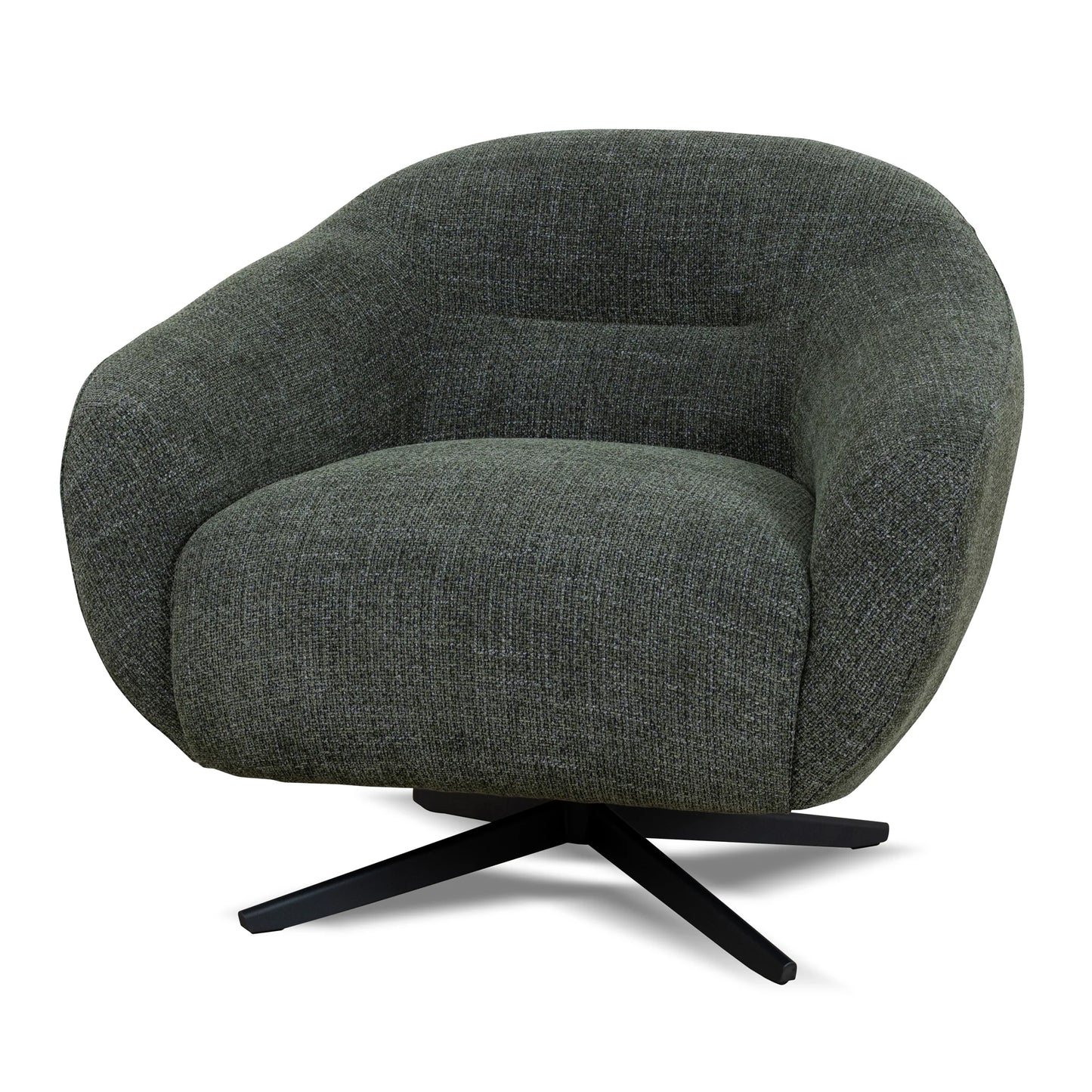 Swivel Armchair - Moss Green
