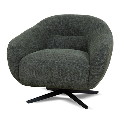 Swivel Armchair - Moss Green