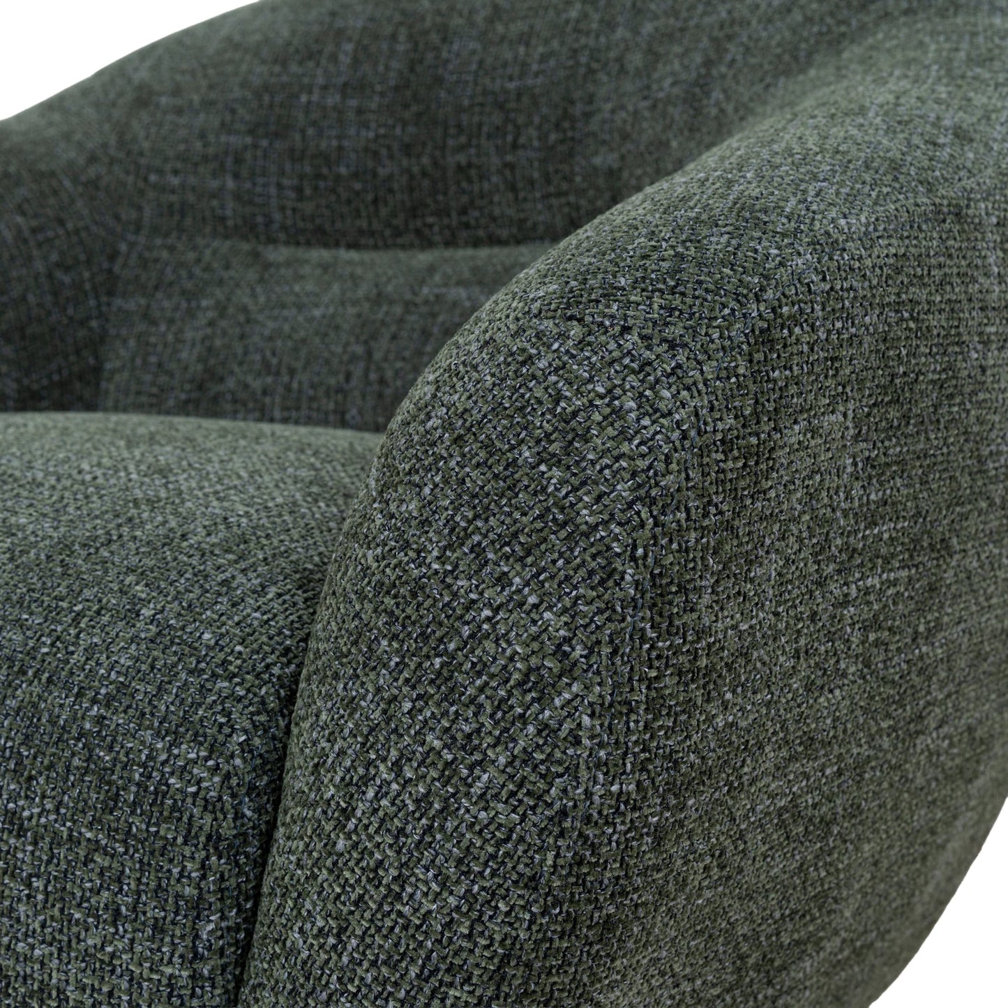 Swivel Armchair - Moss Green