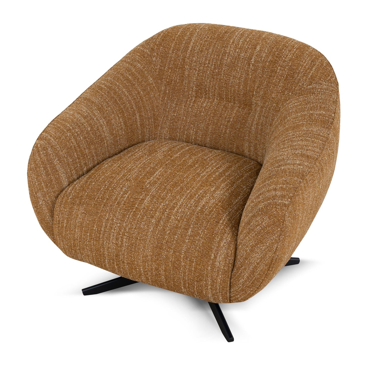 Swivel Armchair - Ginger Brown