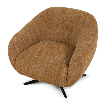Swivel Armchair - Ginger Brown