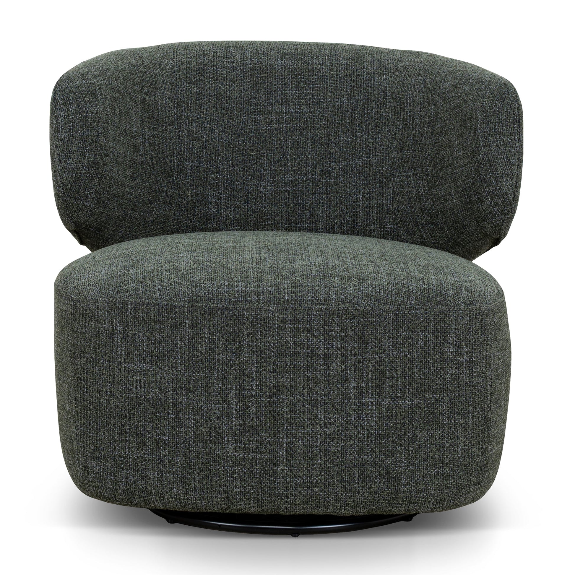 Swivel Armchair - Moss Green