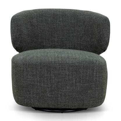 Swivel Armchair - Moss Green