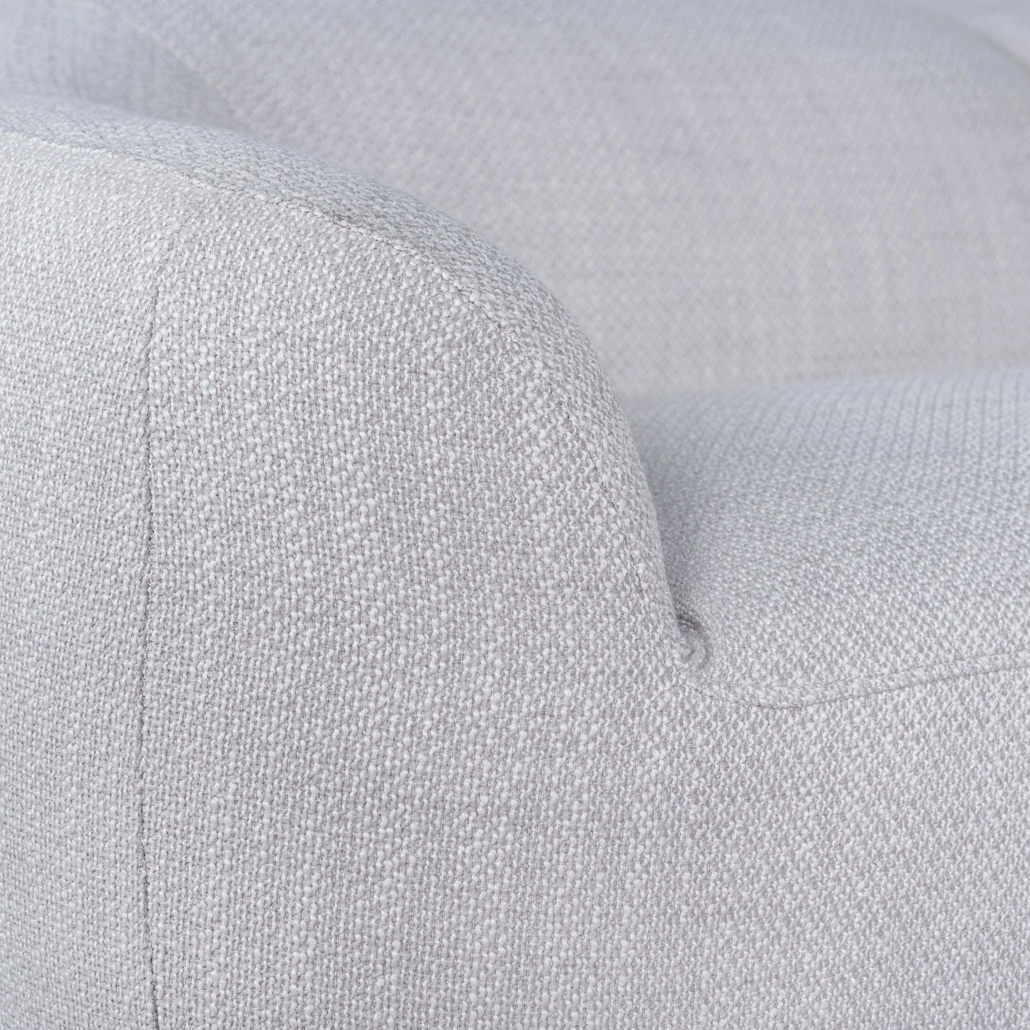Extended Corner Fabric Sofa - Taupe Beige